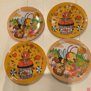 Epcot festival plates orange bird and spike the bee